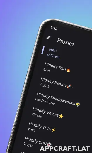 Hiddify скриншот 2